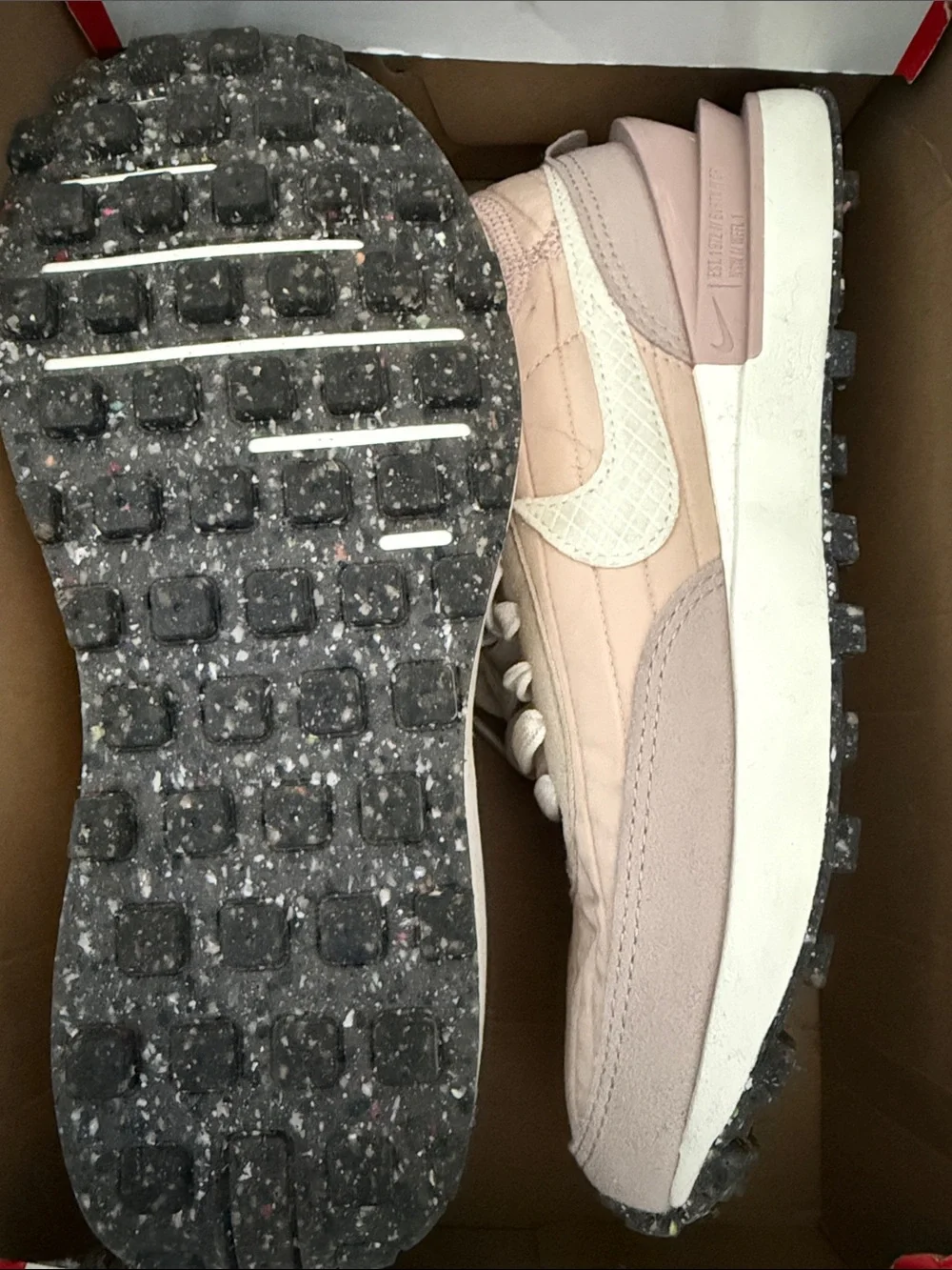 Nike Women’s Pale Pink & Cream Retro Runner Sneakers